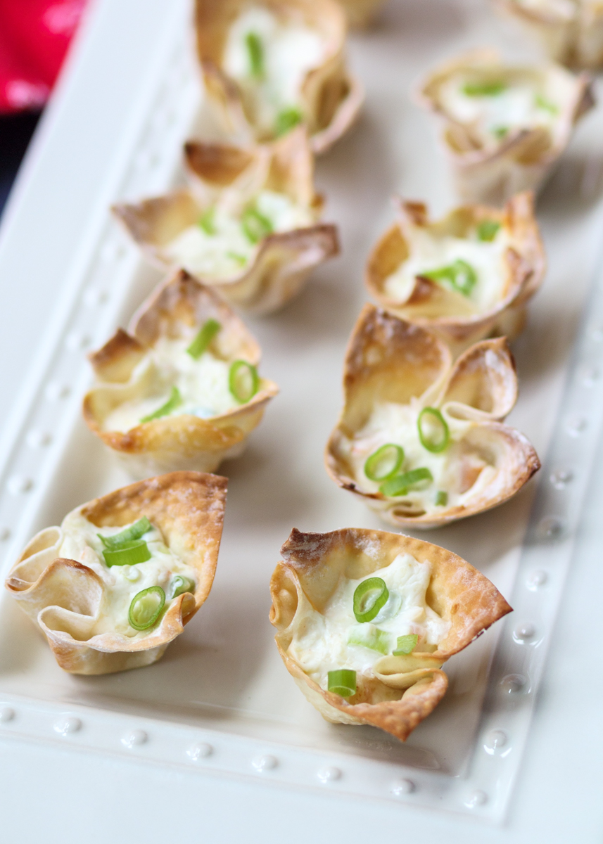 Shrimp Rangoon Wonton Bites