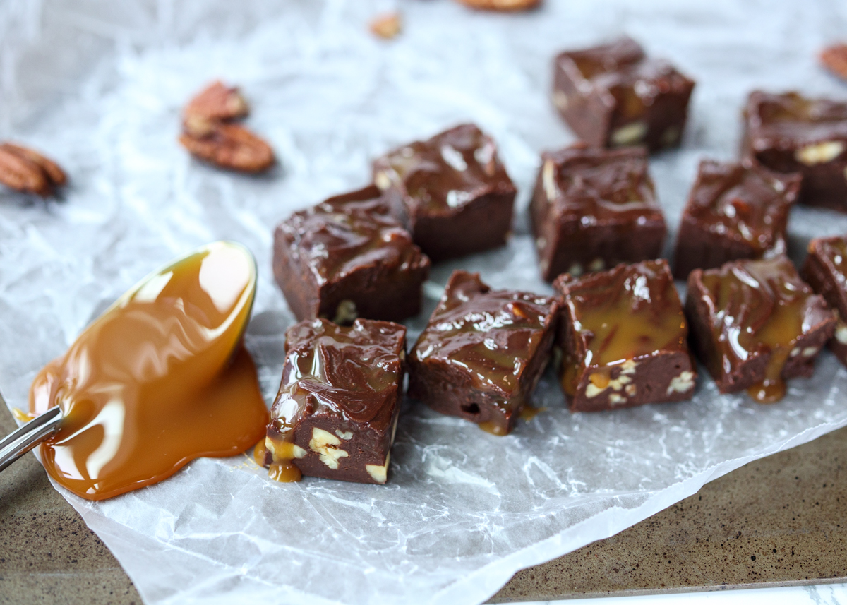 Turtle Caramel Pecan Fudge  |  Lemon & Mocha