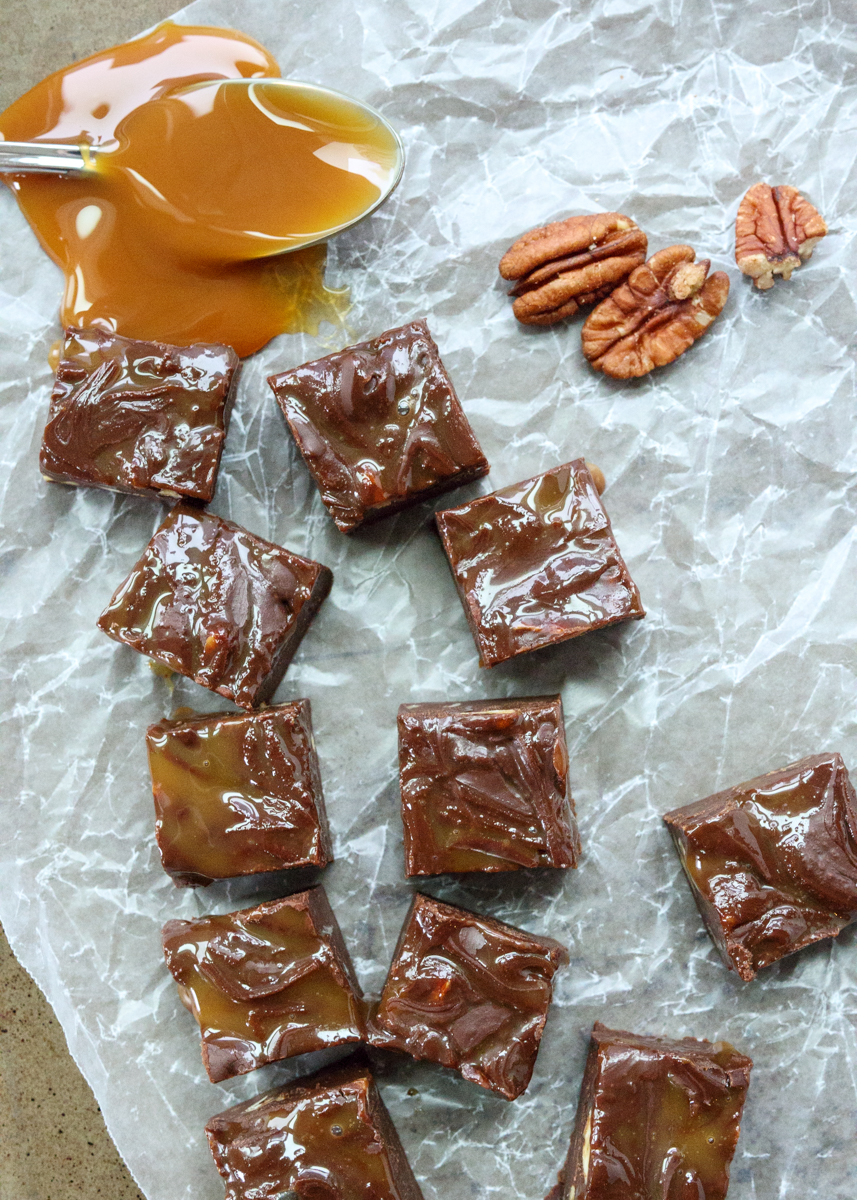 Turtle Caramel Pecan Fudge  |  Lemon & Mocha