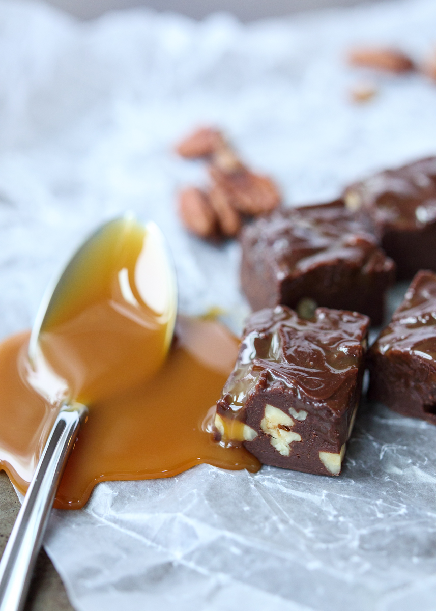 Turtle Caramel Pecan Fudge  |  Lemon & Mocha