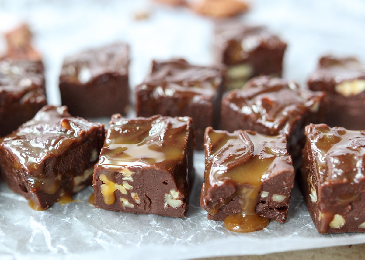 Turtle Caramel Pecan Fudge  |  Lemon & Mocha