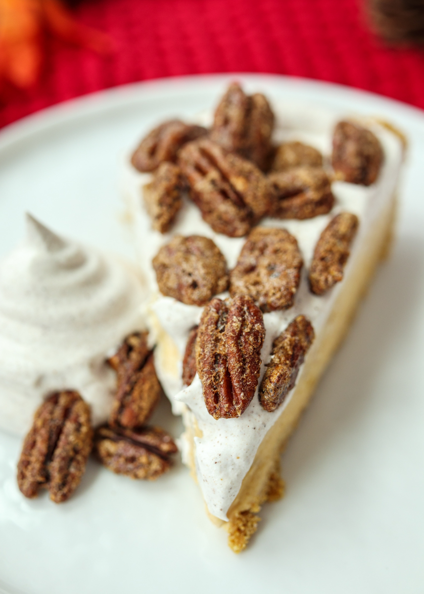 Pumpkin Pecan Ice Cream Pie  |  Lemon & Mocha