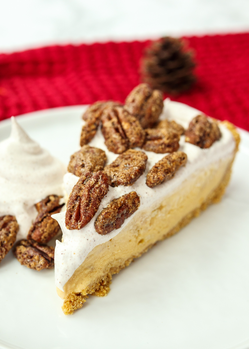 Pumpkin Pecan Ice Cream Pie  |  Lemon & Mocha