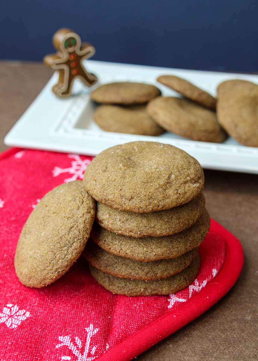 Soft Gingersnap Cookies  |  Lemon & Mocha