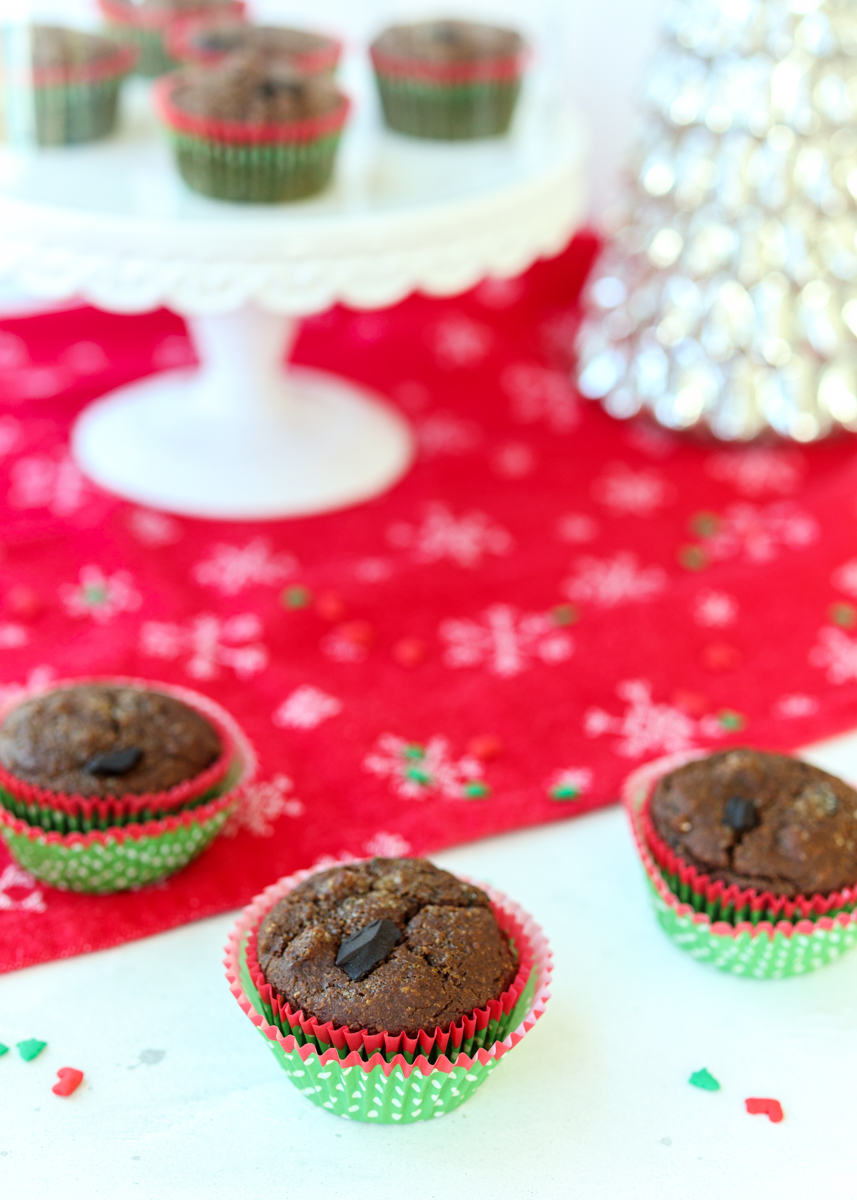 Healthy Gingerbread Muffins  |  Lemon & Mocha