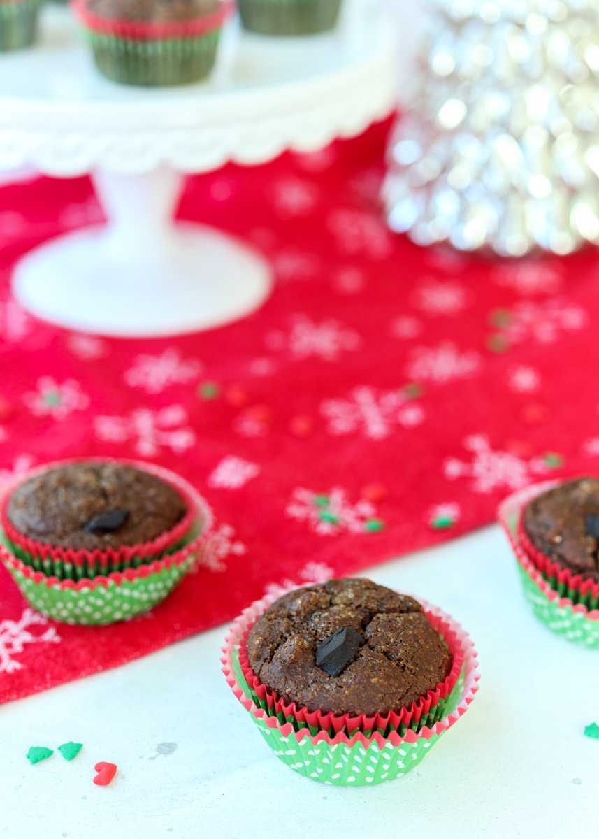 Healthy Gingerbread Muffins  |  Lemon & Mocha