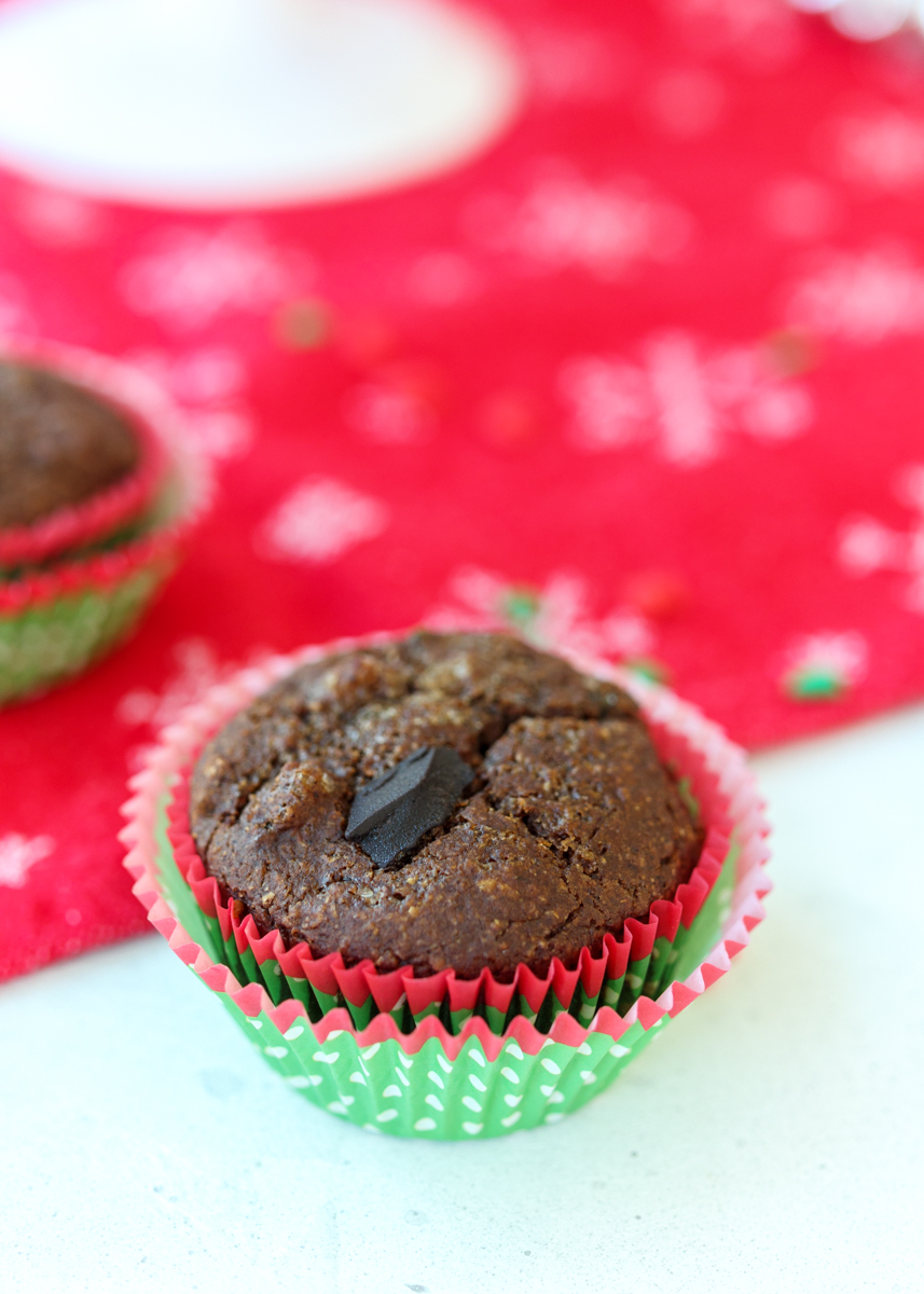 Healthy Gingerbread Muffins  |  Lemon & Mocha