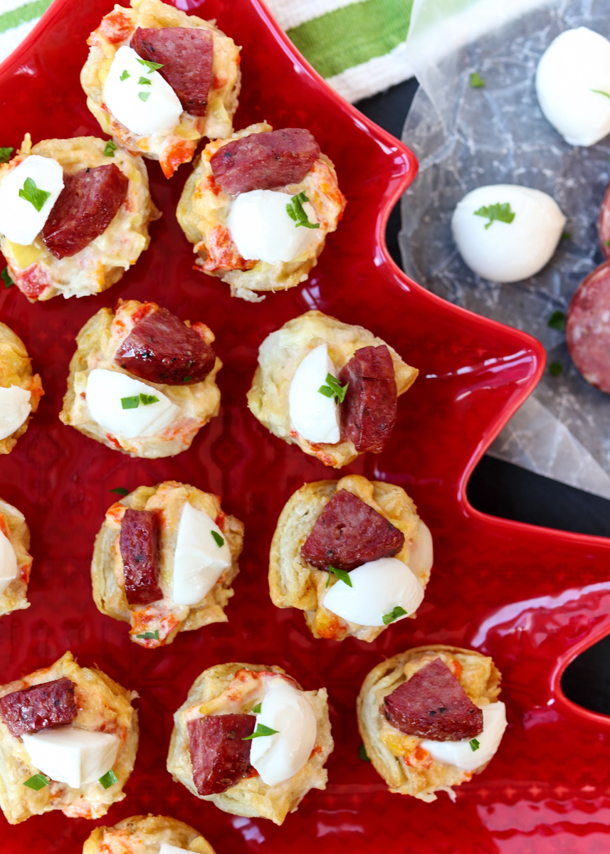 Antipasto Puff Pastry Bites  |  Lemon & Mocha