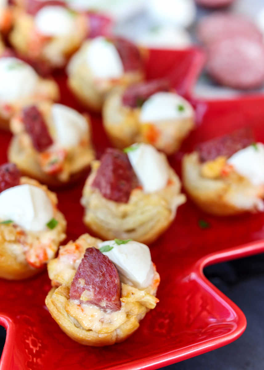 Antipasto Puff Pastry Bites  |  Lemon & Mocha