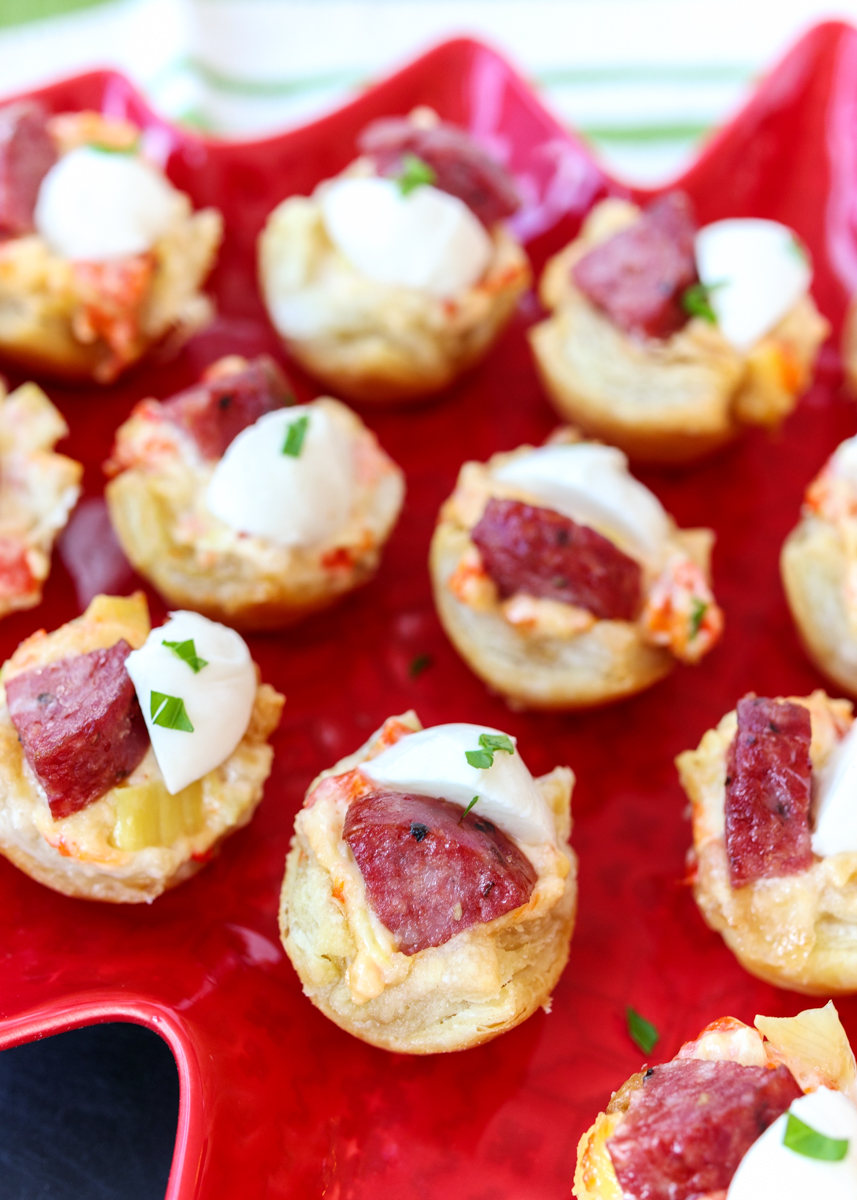 Antipasto Puff Pastry Bites  |  Lemon & Mocha