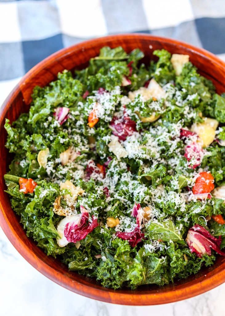 Italian Kale Salad  |  Lemon & Mocha