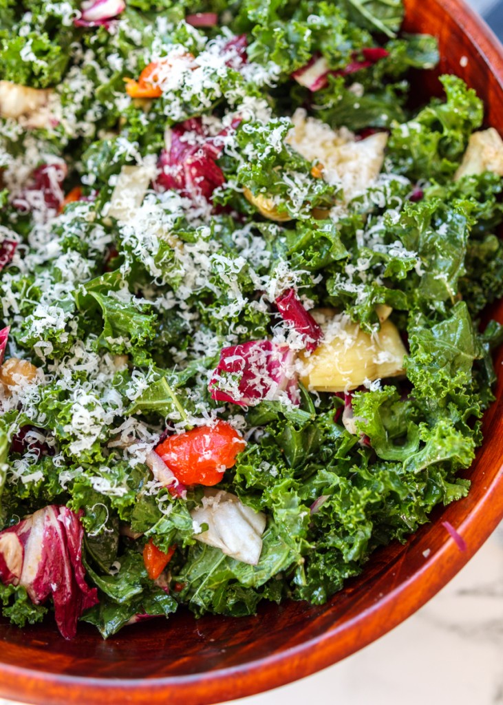 Italian Kale Salad  |  Lemon & Mocha