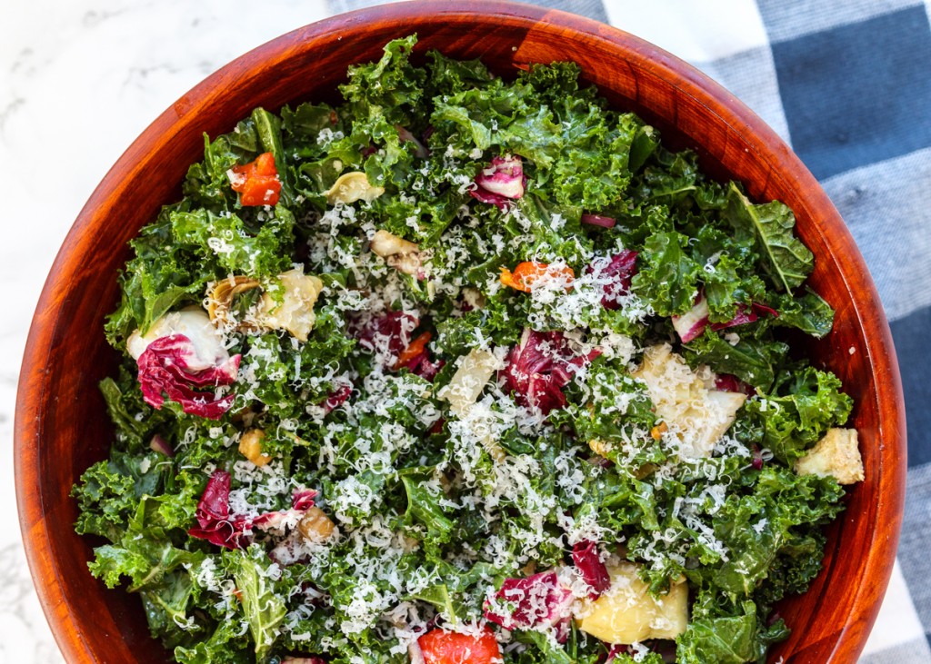 Italian Kale Salad  |  Lemon & Mocha