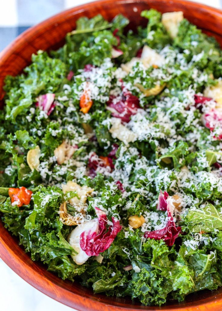 Italian Kale Salad  |  Lemon & Mocha