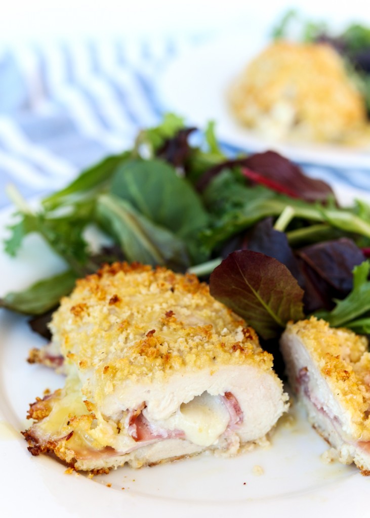 Chicken Cordon Bleu with Honey Mustard Sauce  |  Lemon & Mocha