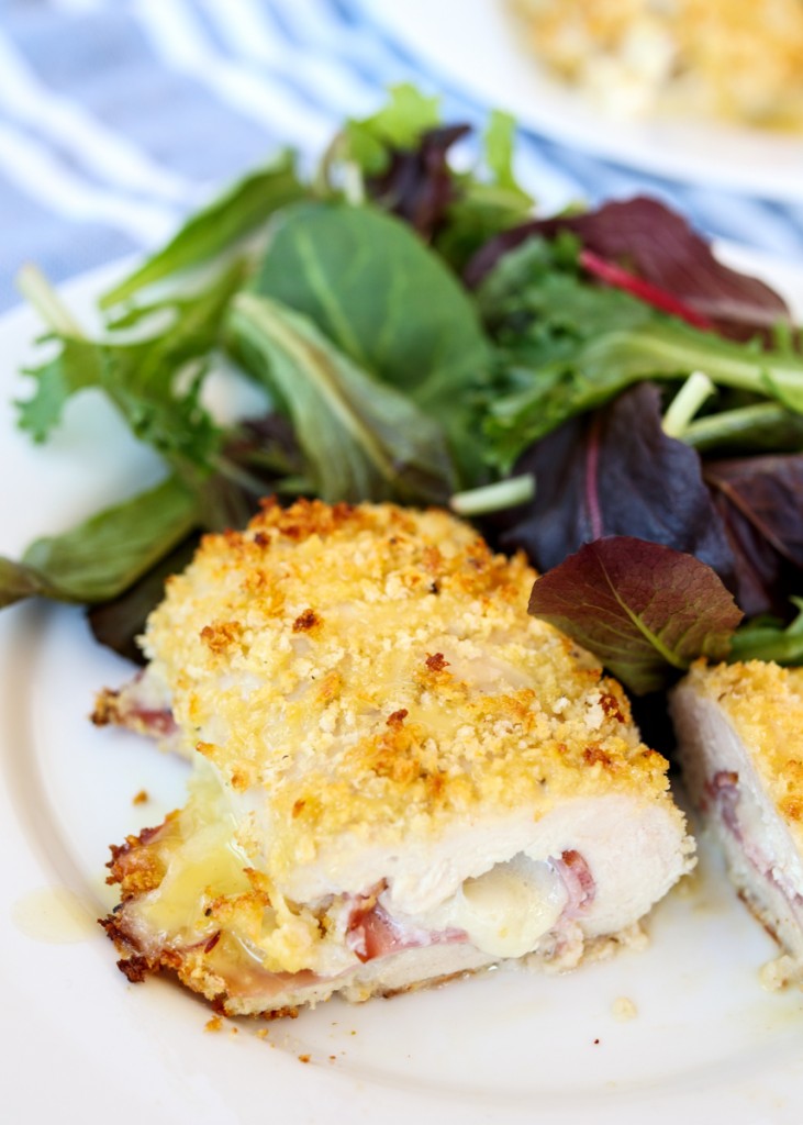 Chicken Cordon Bleu with Honey Mustard Sauce  |  Lemon & Mocha