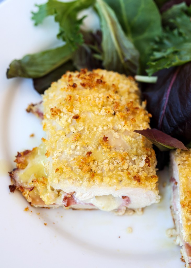 Chicken Cordon Bleu with Honey Mustard Sauce