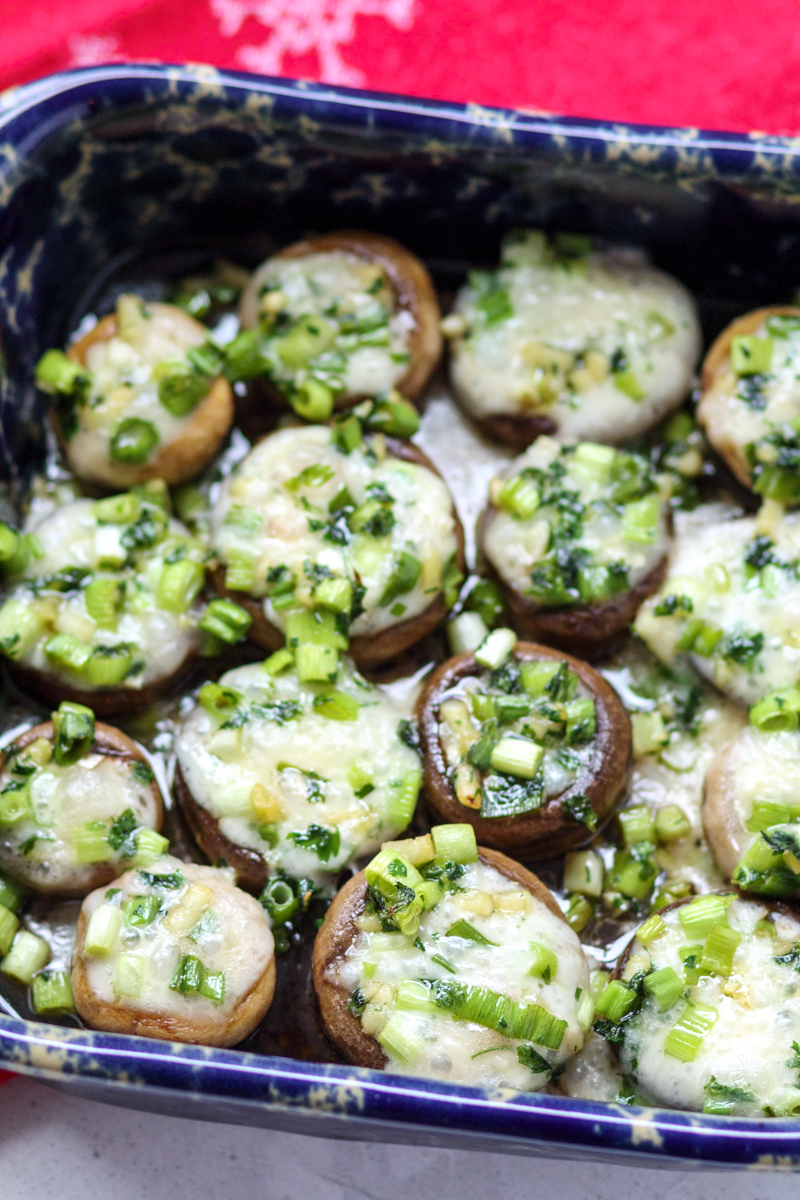 Brie-Stuffed Mushrooms  |  Lemon & Mocha