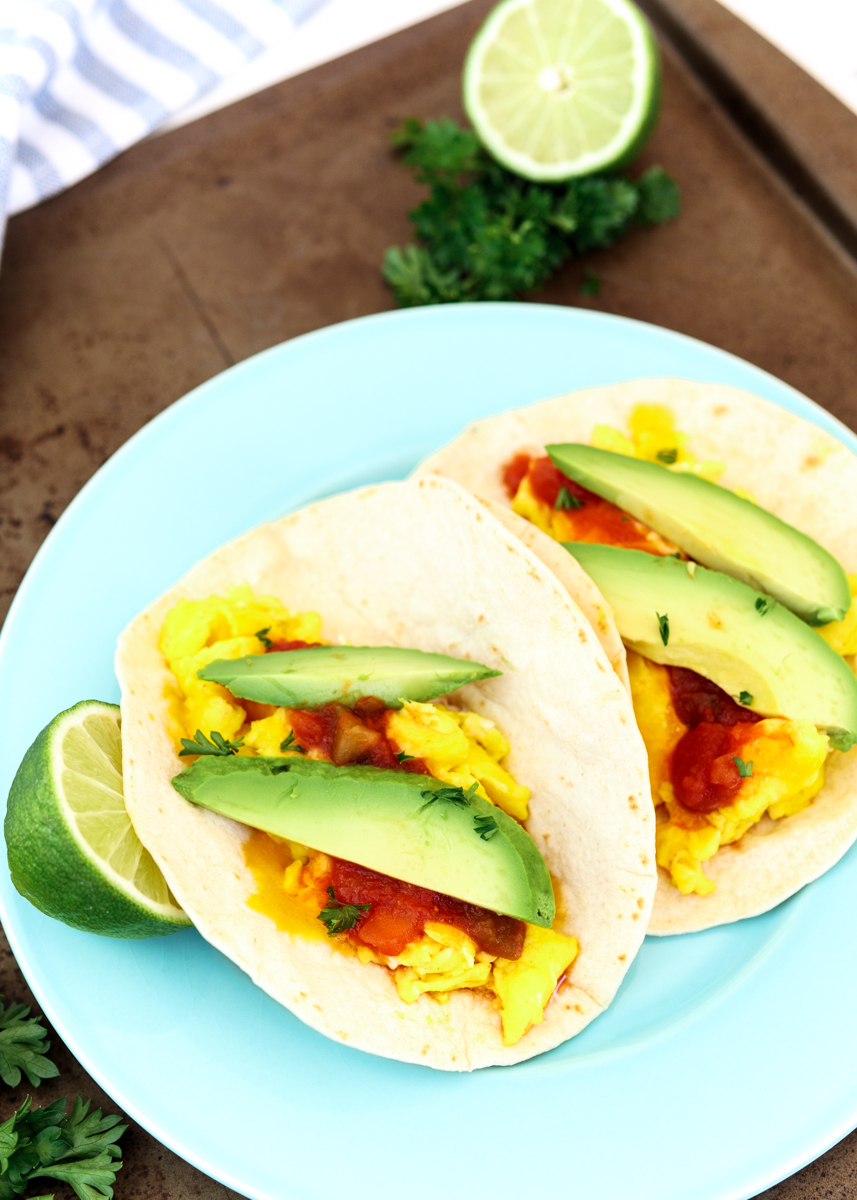 10 Minute Mini Breakfast Tacos  |  Lemon & Mocha