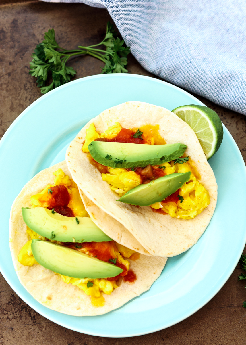 10 Minute Mini Breakfast Tacos  |  Lemon & Mocha