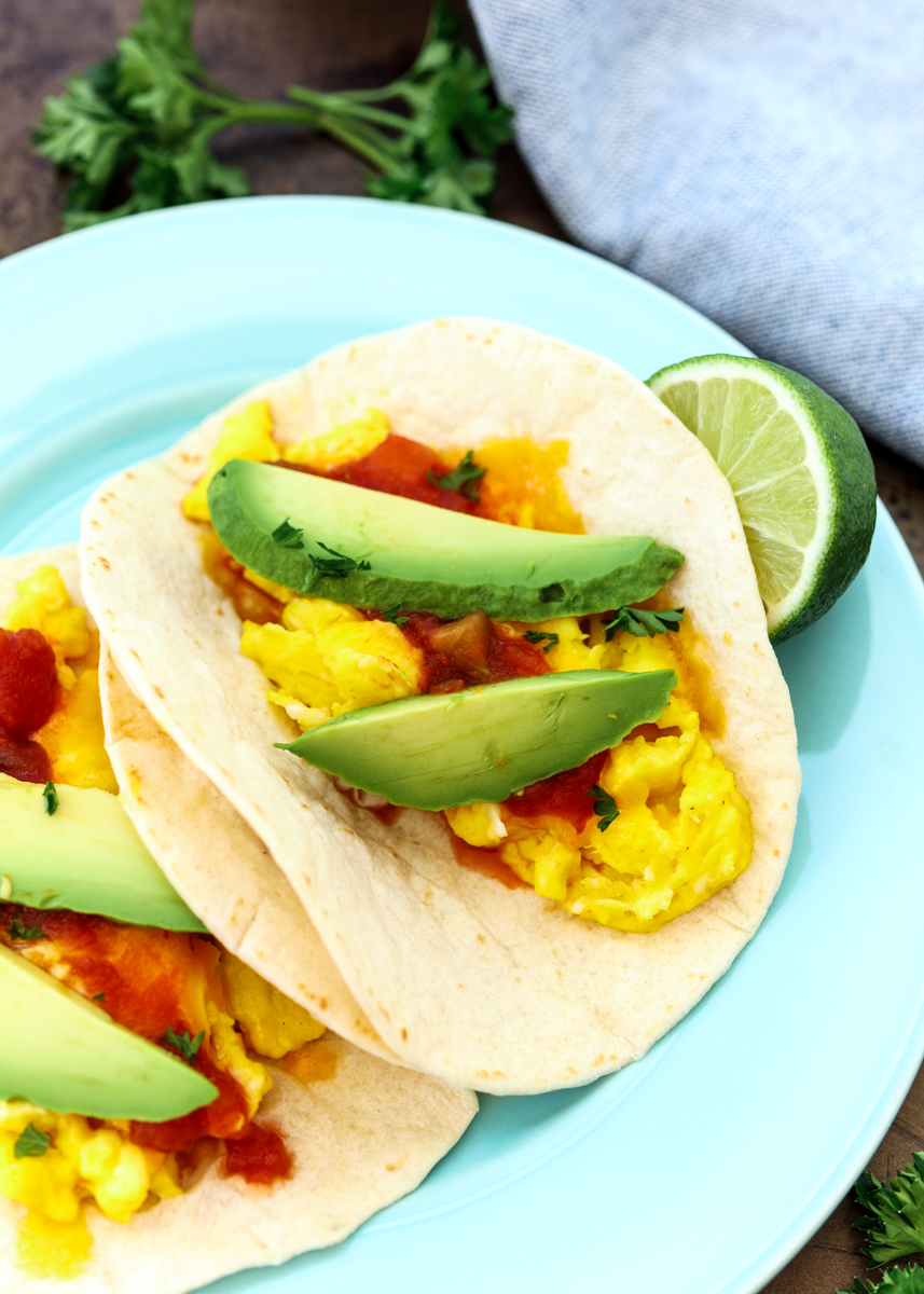 10 Minute Mini Breakfast Tacos  |  Lemon & Mocha