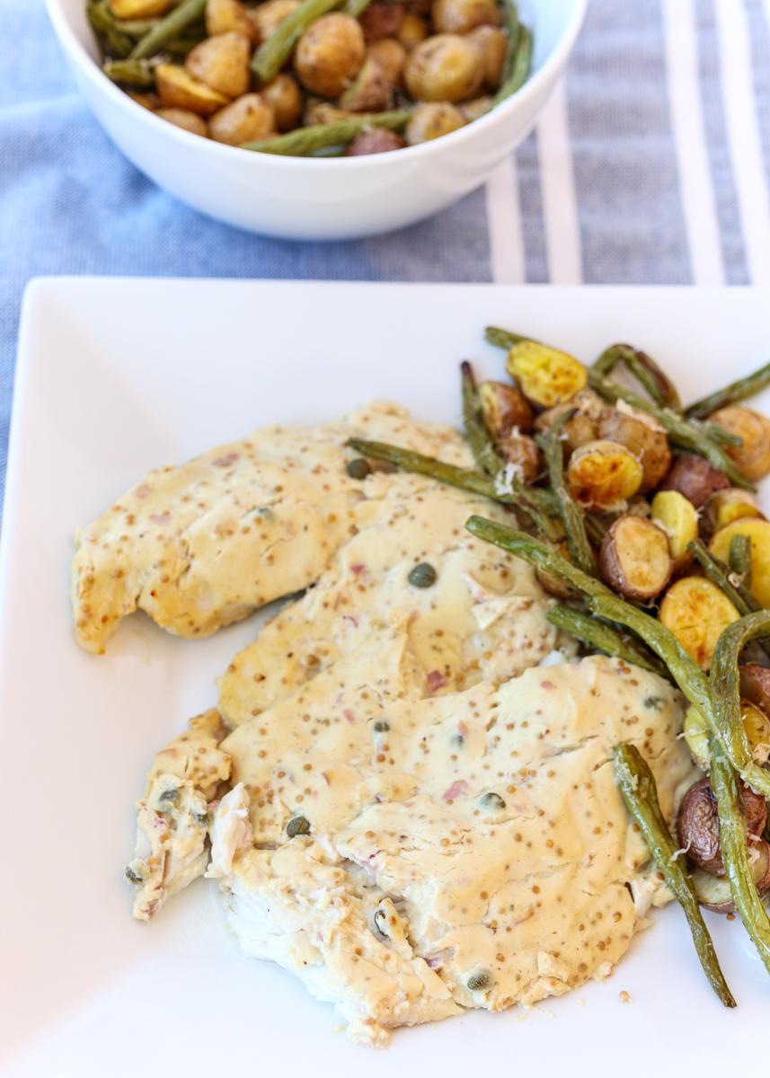 Creamy Mustard Roasted Fish  |  Lemon & Mocha