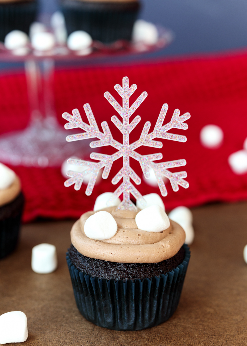 Hot Chocolate Cupcakes  |  Lemon & Mocha