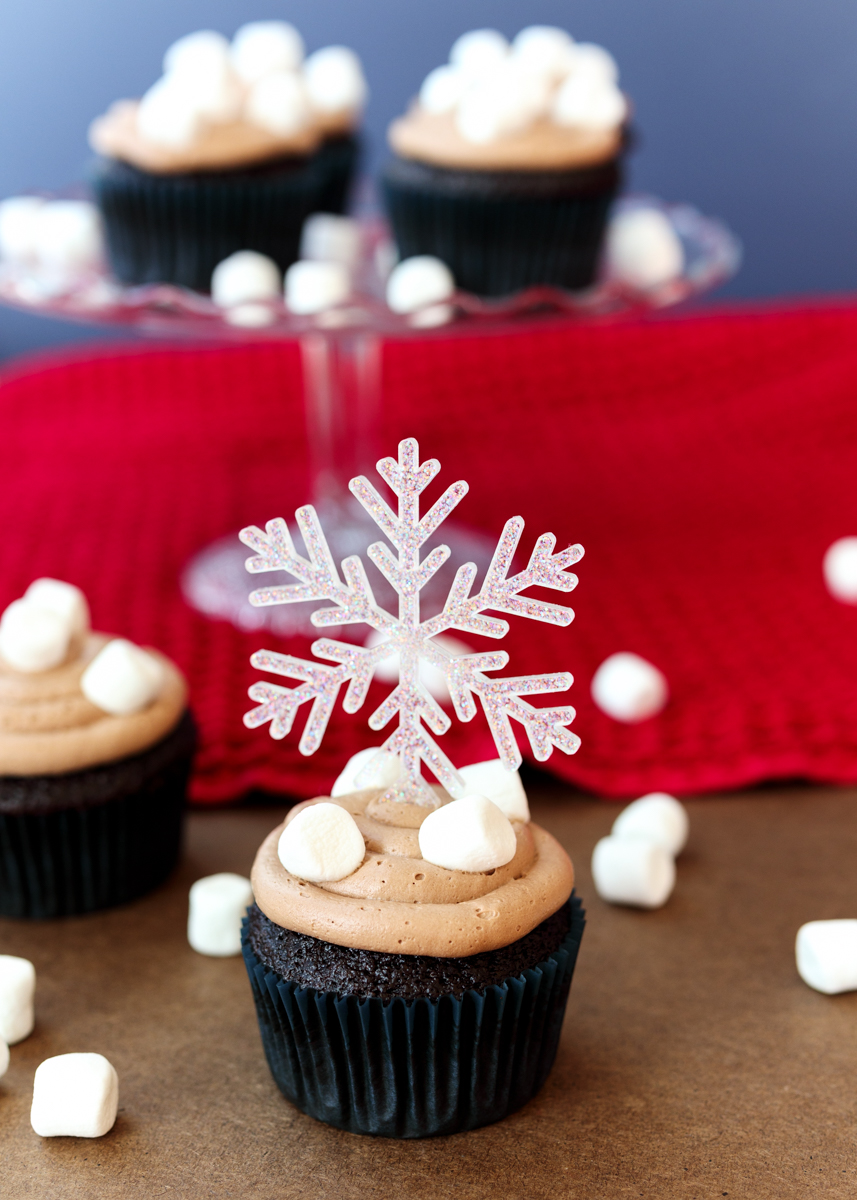 Hot Chocolate Cupcakes  |  Lemon & Mocha