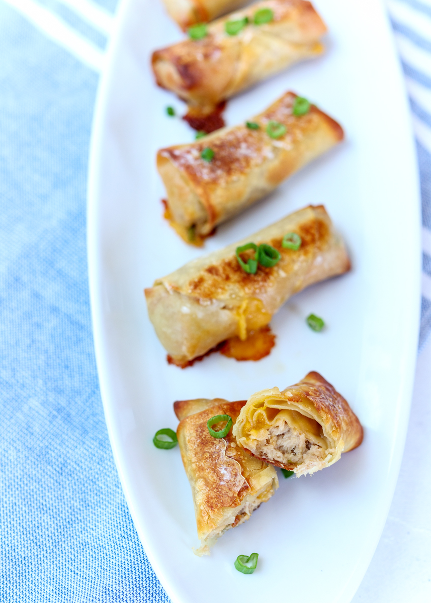 Tuna Melt Egg Rolls  |  Lemon & Mocha