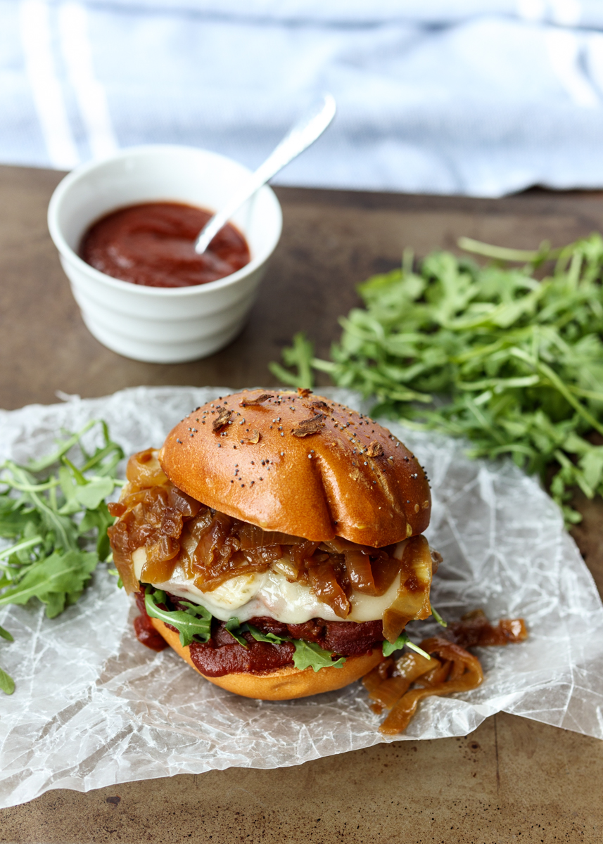 Barbecue Meatloaf Sandwiches with Caramelized Onions  |  Lemon & Mocha