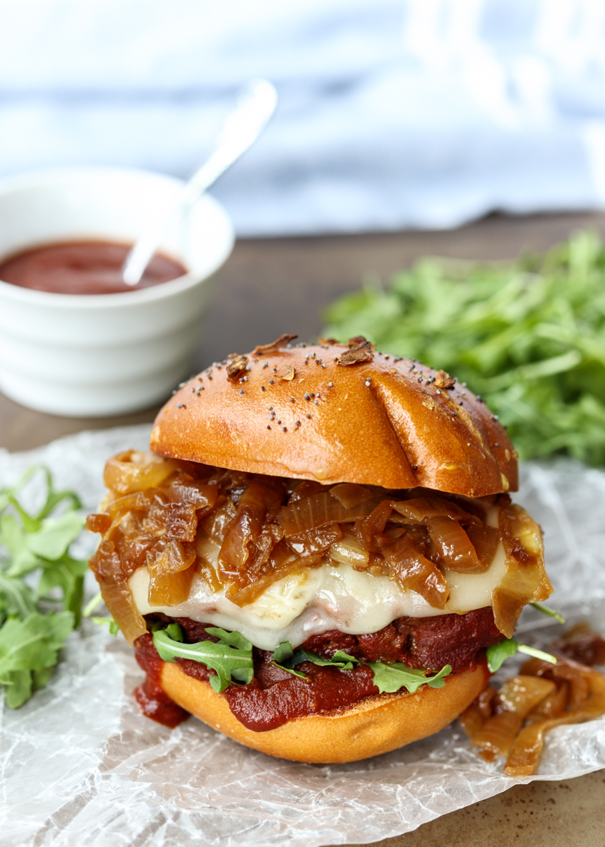 Barbecue Meatloaf Sandwiches with Caramelized Onions  |  Lemon & Mocha