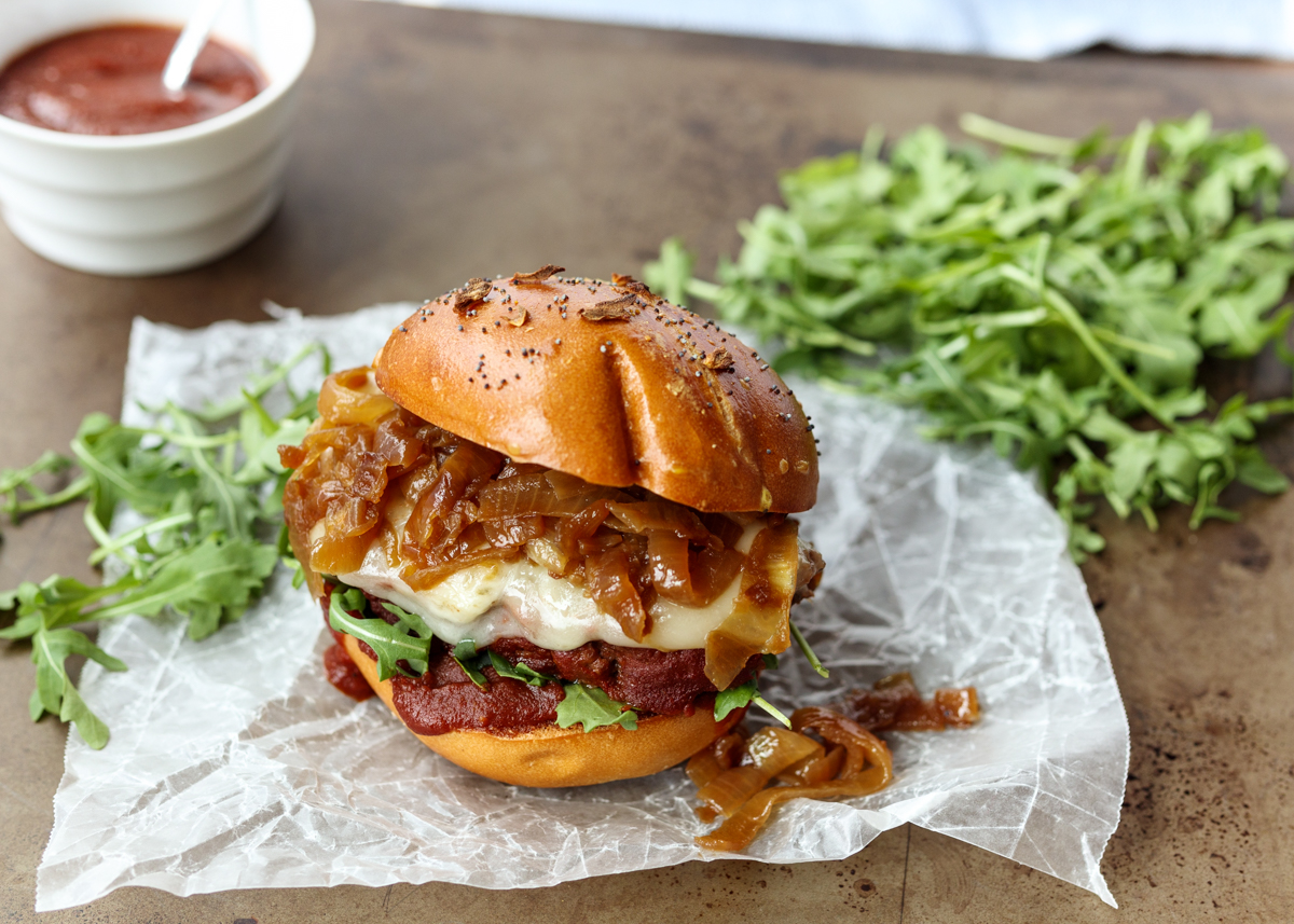 Barbecue Meatloaf Sandwiches with Caramelized Onions  |  Lemon & Mocha