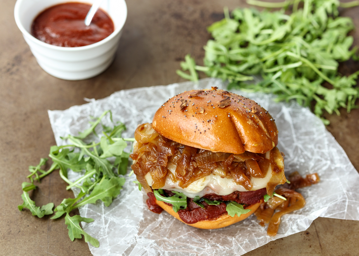 Barbecue Meatloaf Sandwiches with Caramelized Onions  |  Lemon & Mocha