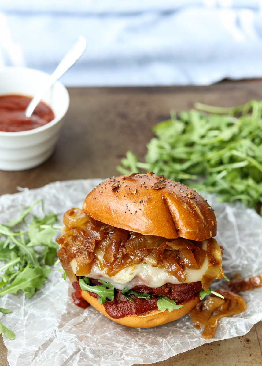 Barbecue Meatloaf Sandwiches with Caramelized Onions  |  Lemon & Mocha