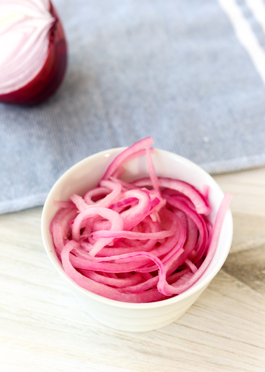 Quick Pickled Red Onions  |  Lemon & Mocha