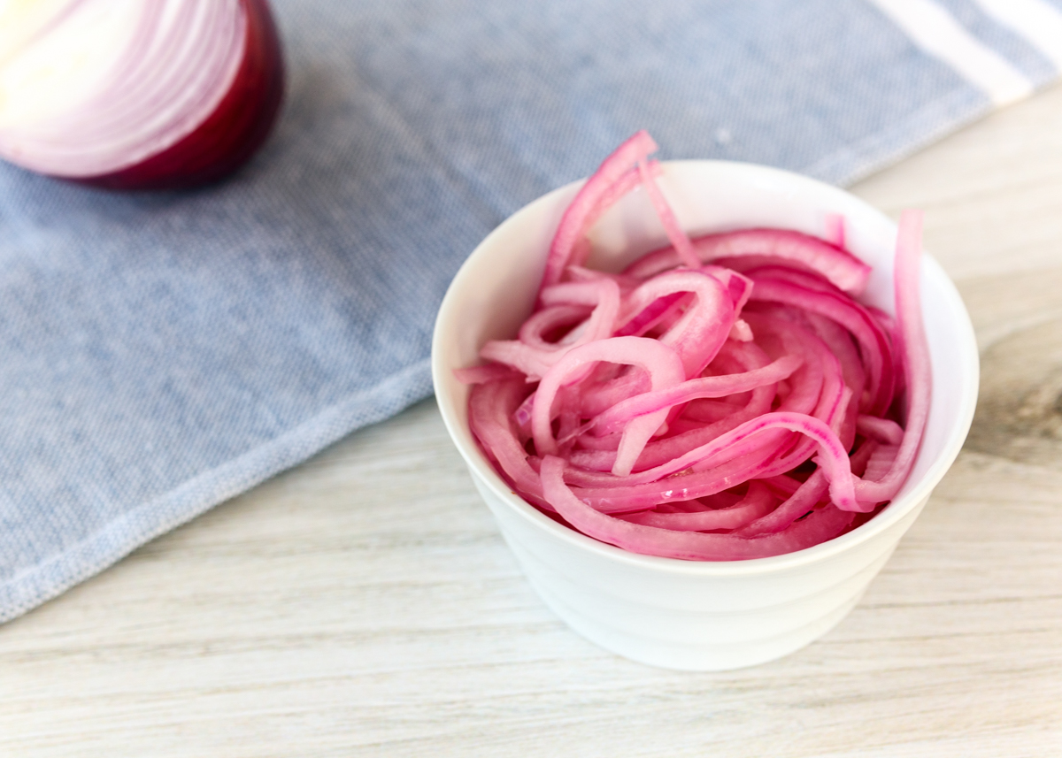 Quick Pickled Red Onions  |  Lemon & Mocha