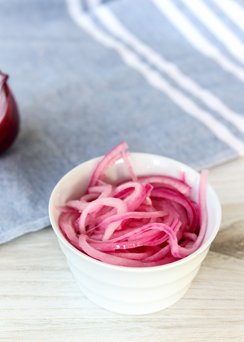 Quick Pickled Red Onions  |  Lemon & Mocha