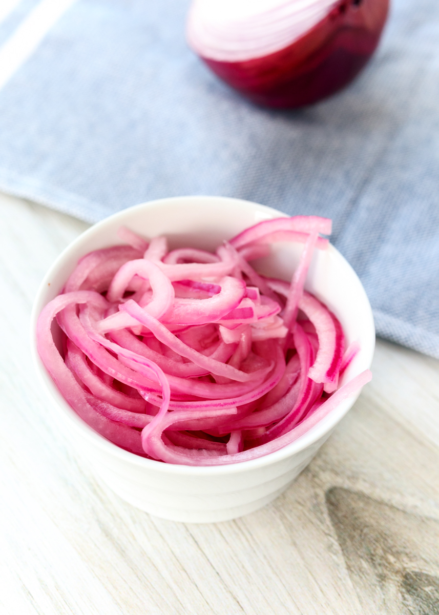 Quick Pickled Red Onions  |  Lemon & Mocha