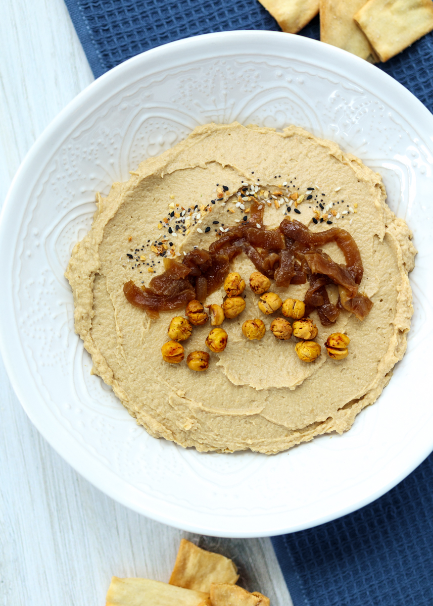 Caramelized Onion Hummus  |  Lemon & Mocha