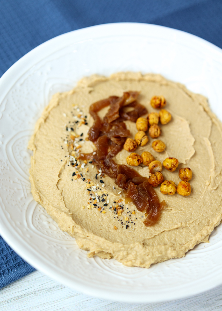 Caramelized Onion Hummus  |  Lemon & Mocha