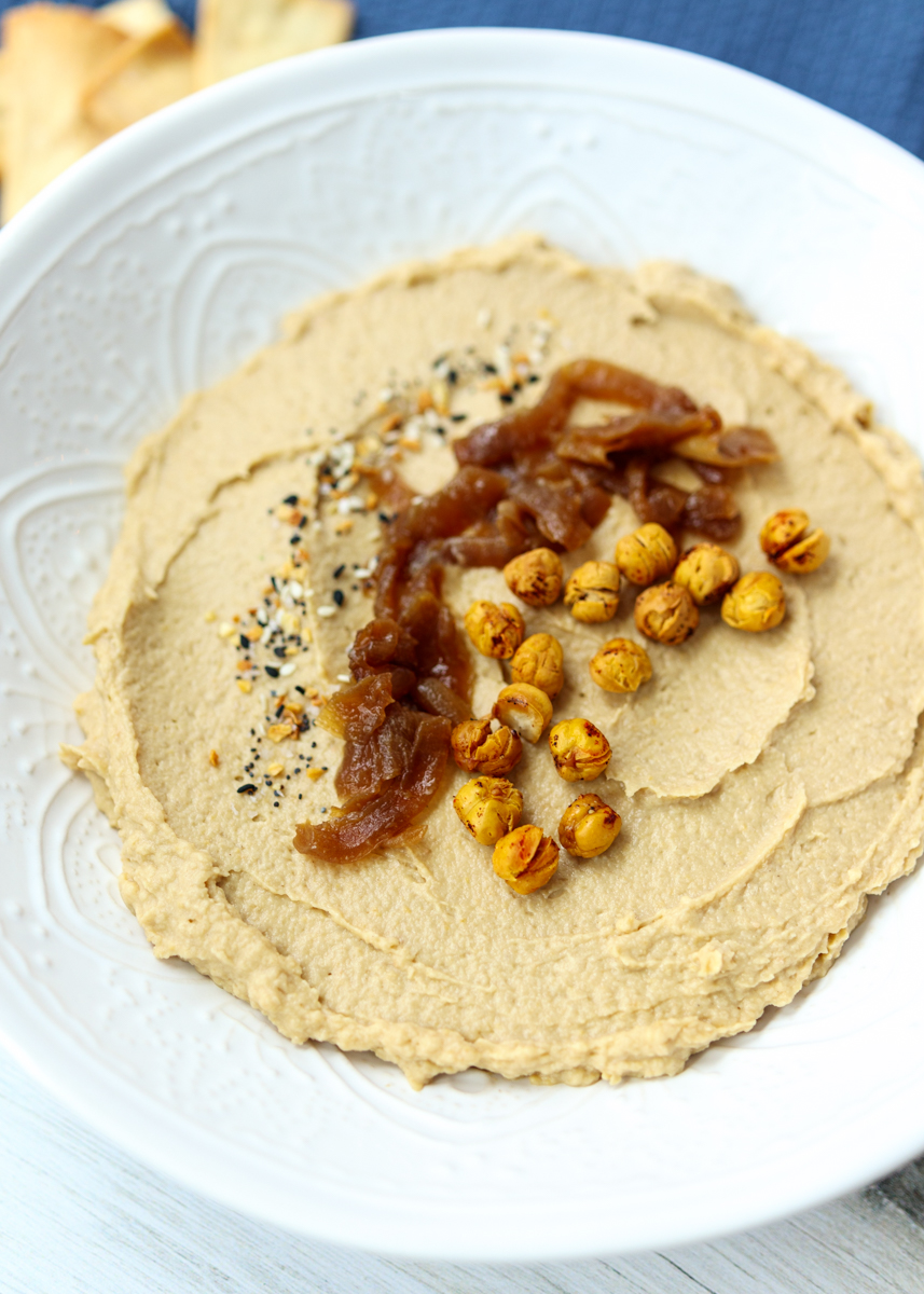 Caramelized Onion Hummus  |  Lemon & Mocha