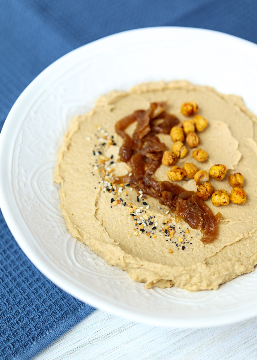 Caramelized Onion Hummus  |  Lemon & Mocha