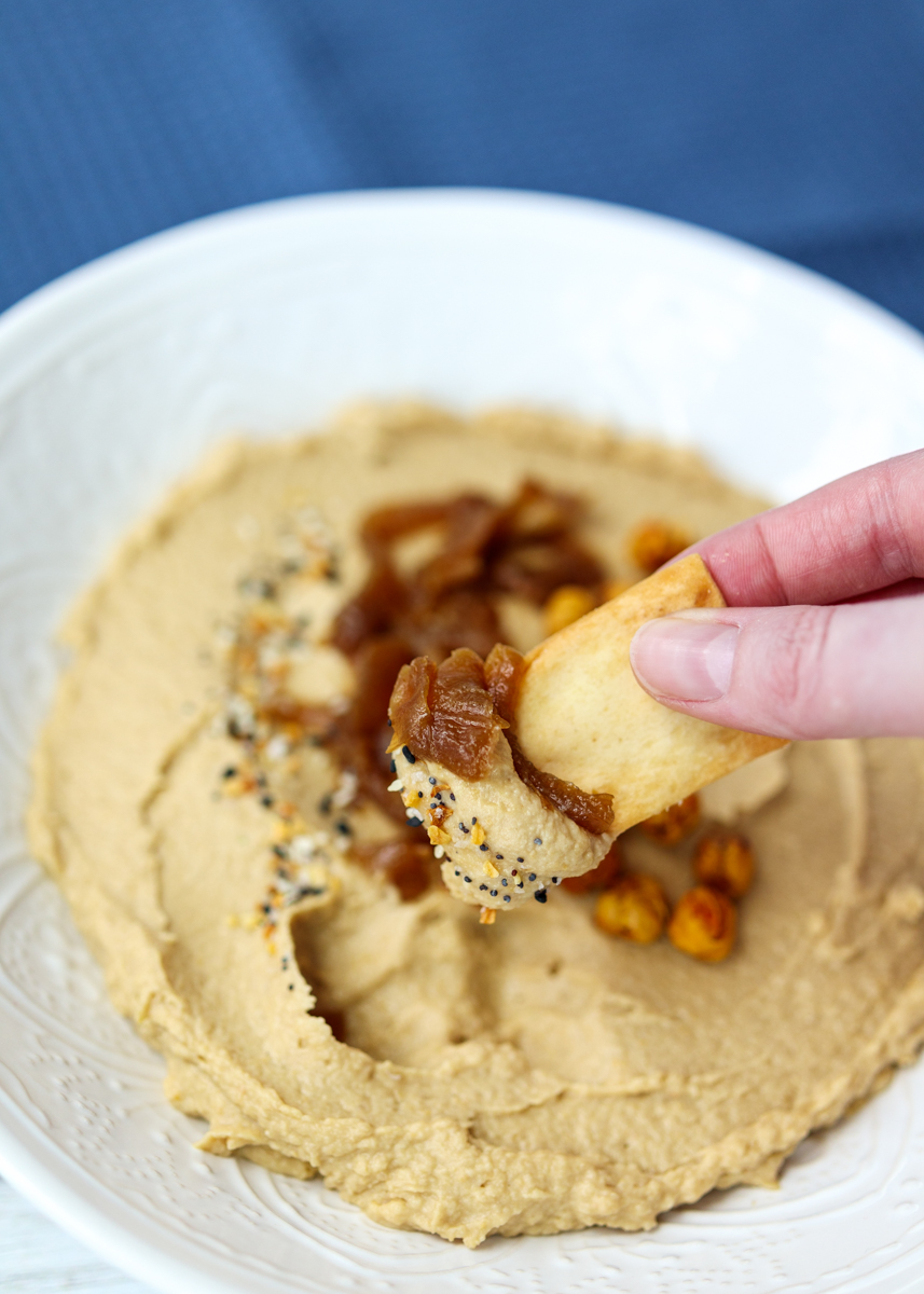 Caramelized Onion Hummus  |  Lemon & Mocha