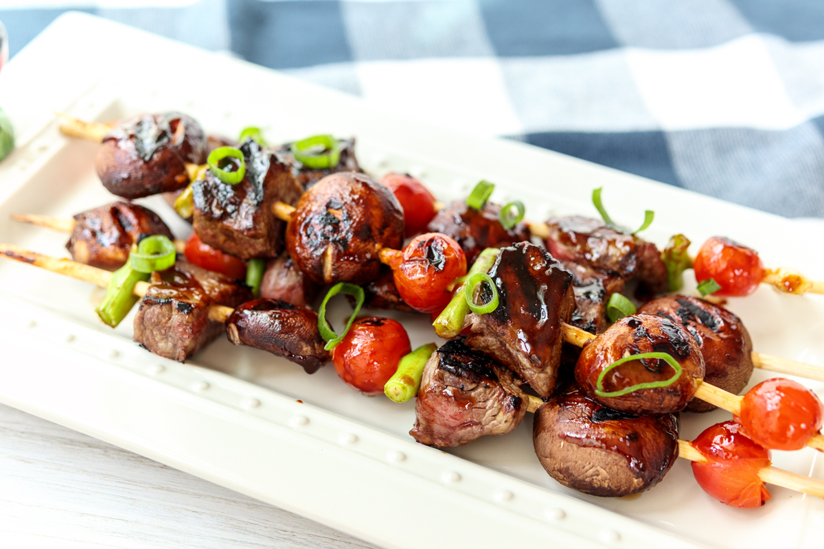 Hoisin Beef Kebobs  |  Lemon & Mocha