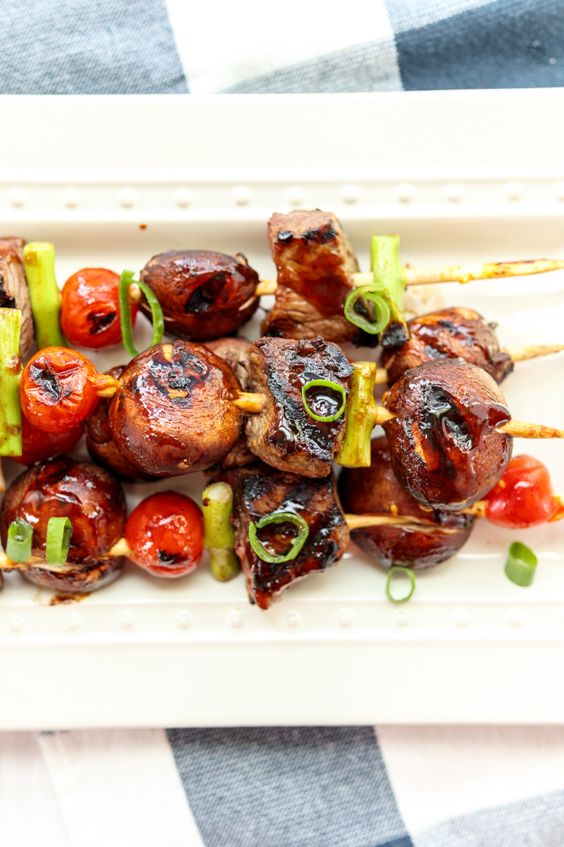 Hoisin Beef Kebobs  |  Lemon & Mocha