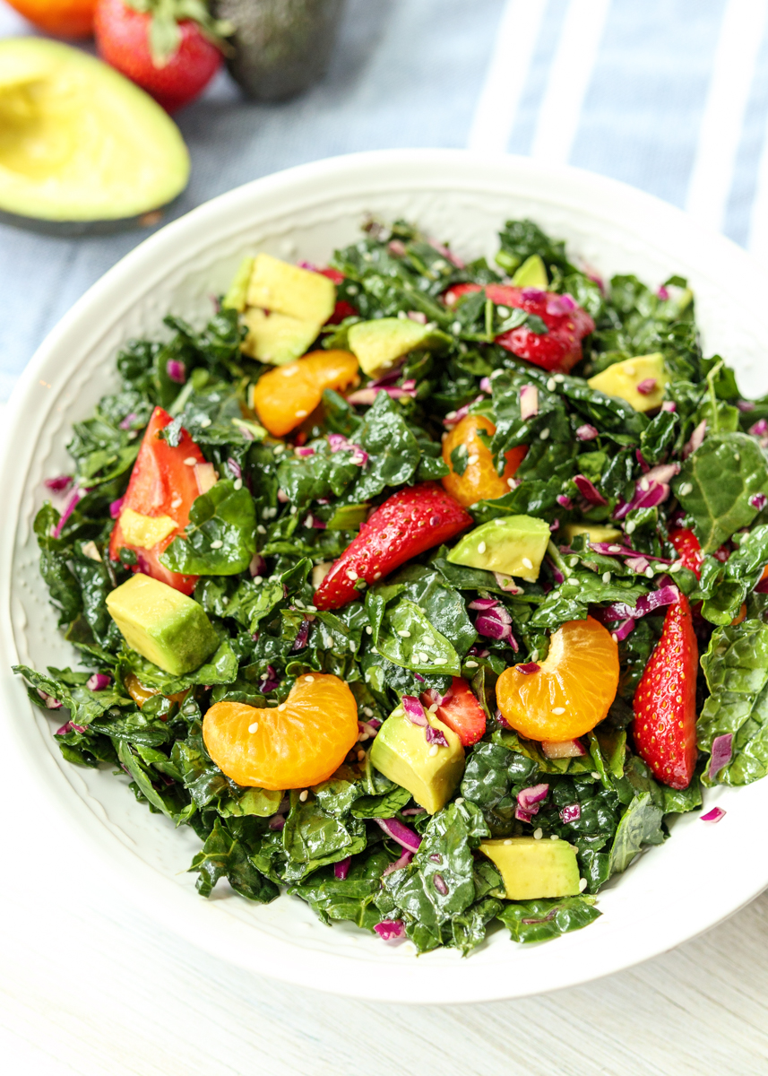 Tropical Kale Salad  |  Lemon & Mocha