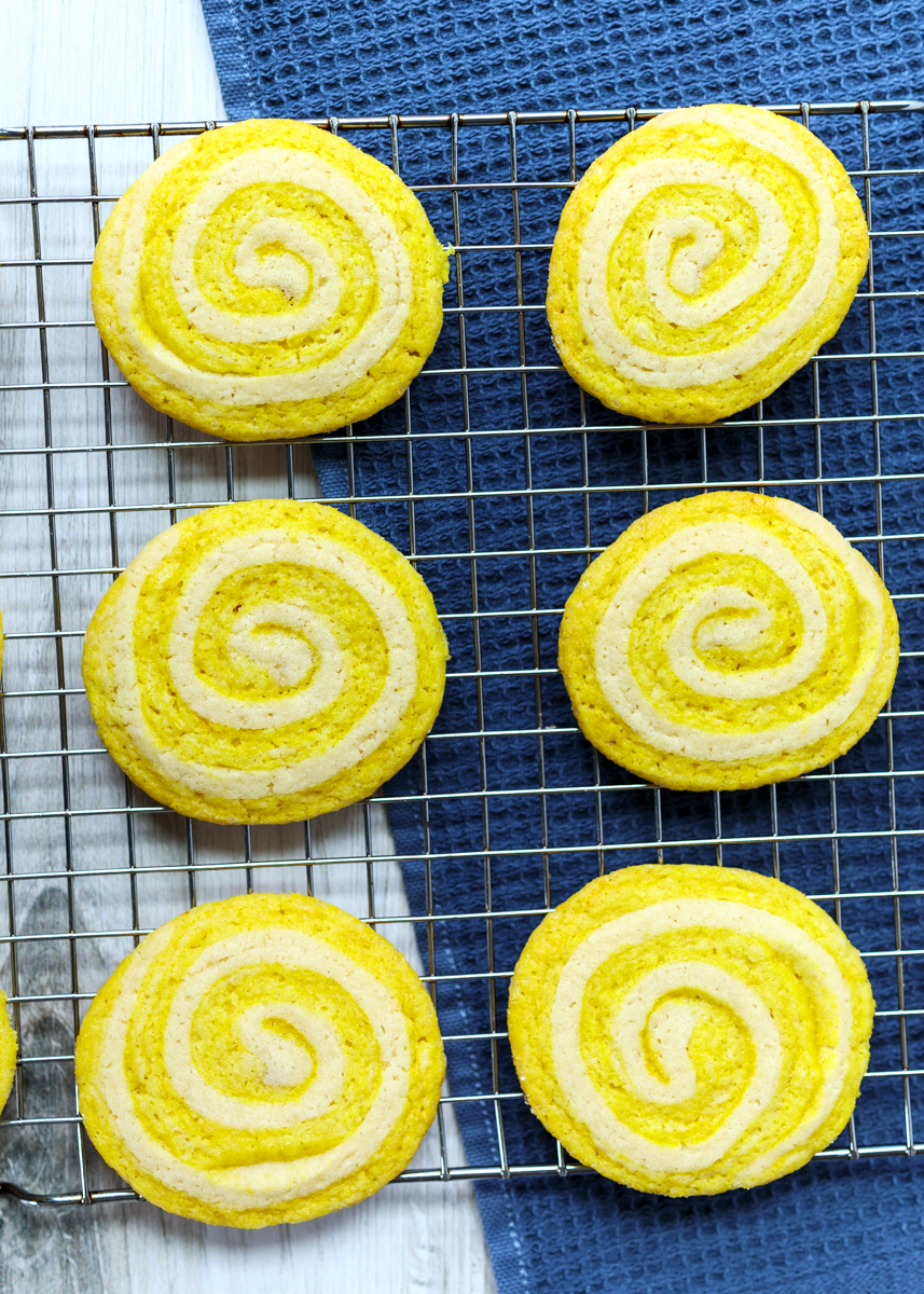 Lemonade Pinwheel Cookies  |  Lemon & Mocha