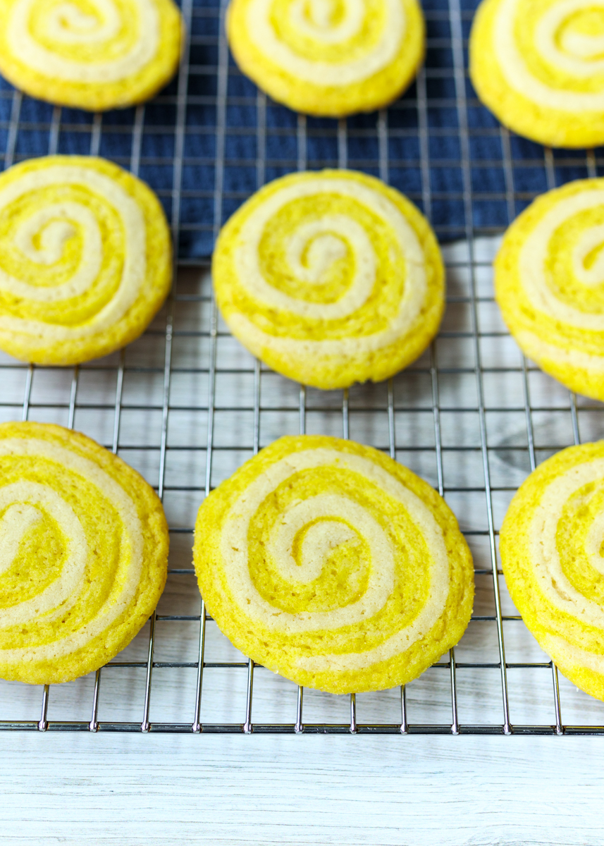 Lemonade Pinwheel Cookies  |  Lemon & Mocha