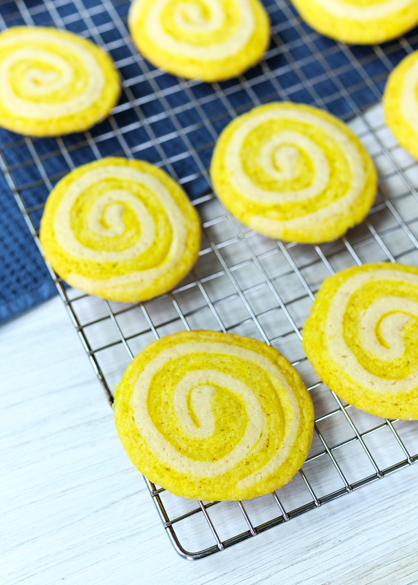 Lemonade Pinwheel Cookies  |  Lemon & Mocha