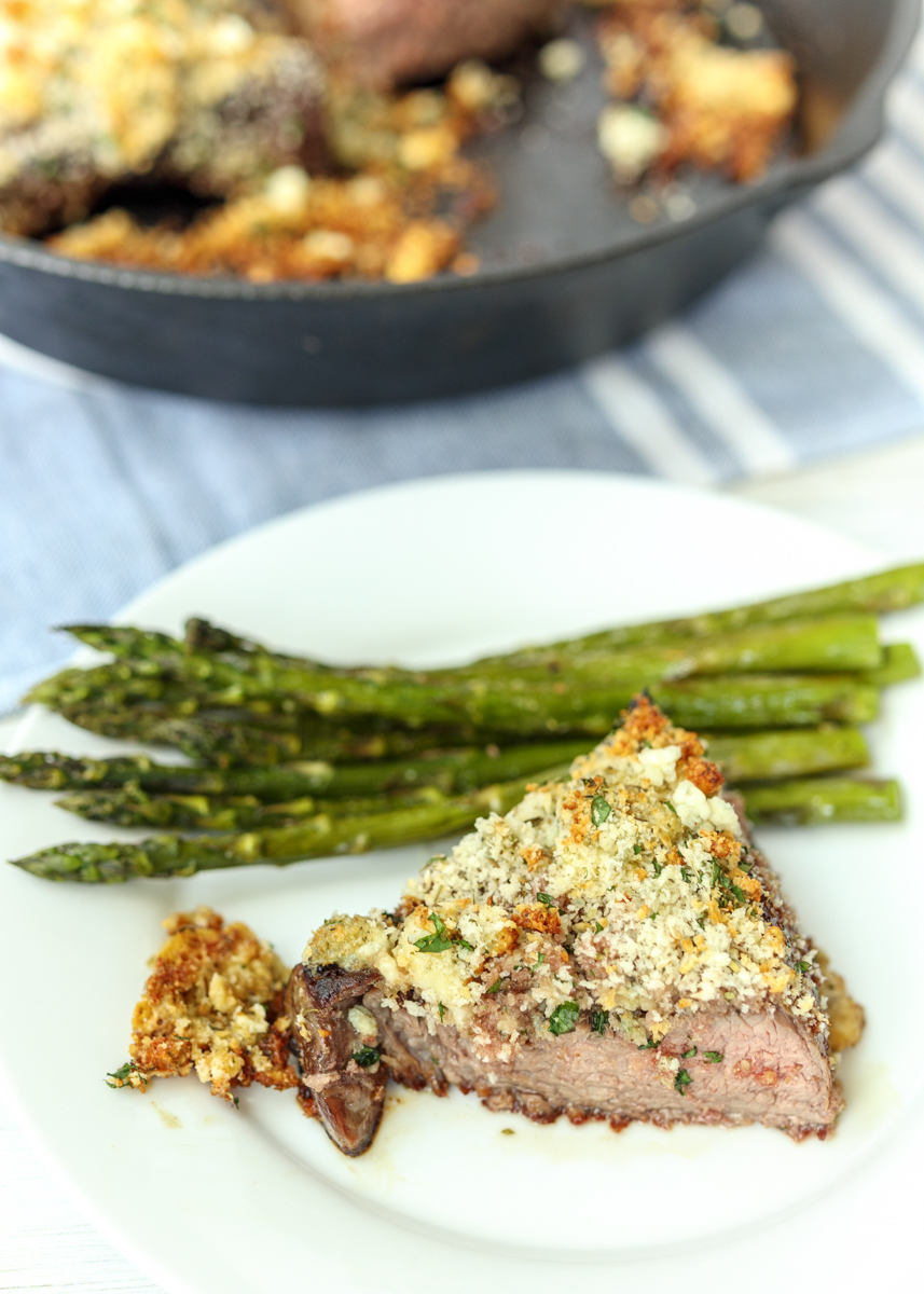 Blue Cheese Crusted Steak  |  Lemon & Mocha